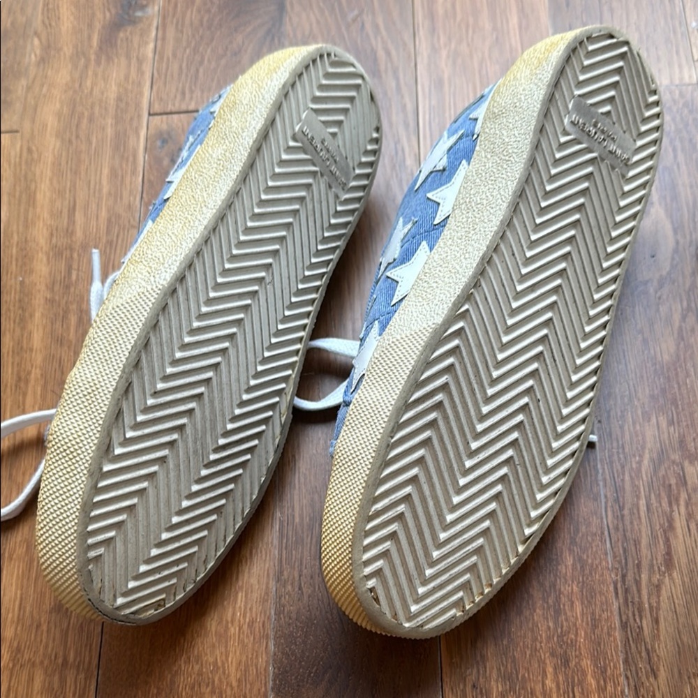 Saint Laurent Denim Star Sneakers - Picture 3 of 7